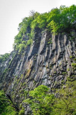 Kegon kayalar düşüyor, Nikko, Japonya