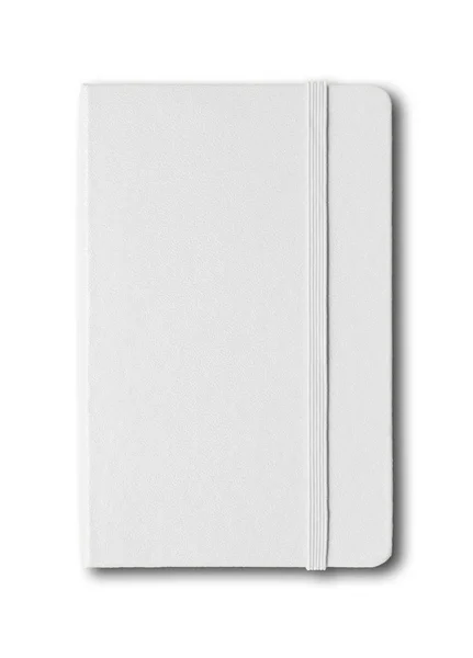 Cuaderno cerrado en blanco aislado en blanco —  Fotos de Stock