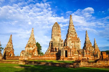 WAT chaiwatthanaram Tapınak, ayutthaya, Tayland
