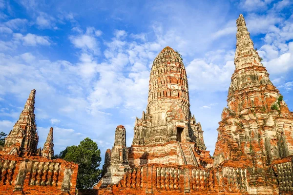 Wat temple chaiwatthanaram, ayutthaya, thailand — Photo