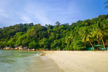 Teluk Pauh plajı, Perhentian Adaları, Terengganu, Malezya