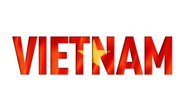 Vietnam bayrağı yazı tipi