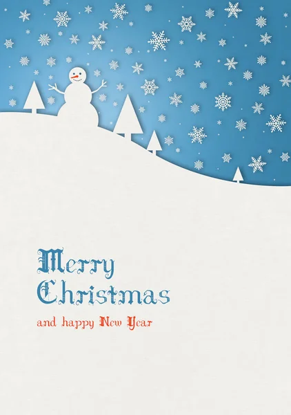 Merry Christmas child card — Stock Photo, Image