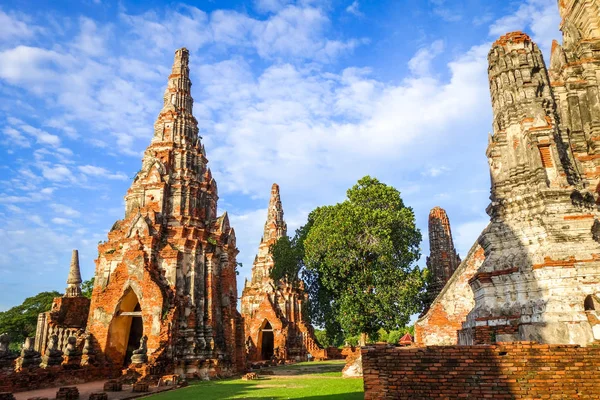 Wat temple chaiwatthanaram, ayutthaya, thailand — Photo