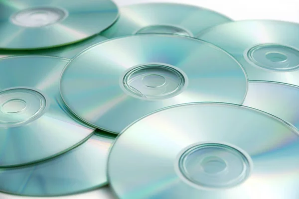 Cd, Dvd 堆栈 — 图库照片