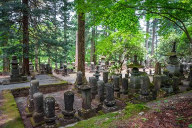 Narabi Jizo mezarlığı, Nikko, Japonya