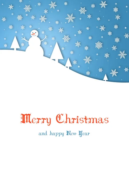 Merry Christmas child card — Stock Photo, Image
