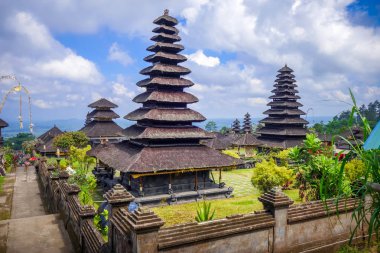 Agung Dağı'ndaki Pura Besakih tapınağı, Bali, Endonezya