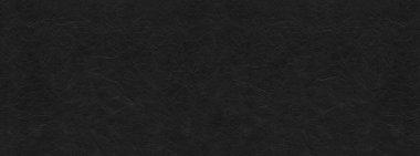 Siyah deri kaplama. Doğal malzeme pankartı.