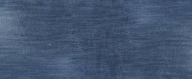 Eski kullanılmış mavi kot dokusu pankartı kapat