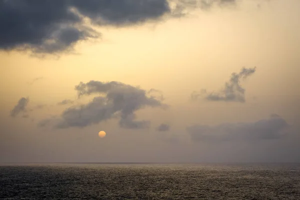 Meerblick Bei Sonnenuntergang Auf Der Insel Santo Antao Kapverden Afrika — Stockfoto