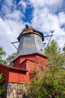 Stockholm / İsveç - Şehvet 5, 2017 - Eski Geleneksel Yel Değirmeni