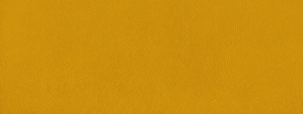 Gele Lederen Textuur Achtergrond Banner Voor Natuurlijk Materiaal — Stockfoto