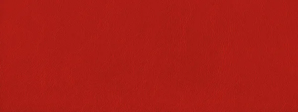 Fond Texture Cuir Rouge Bannière Matériau Naturel — Photo