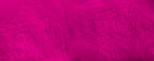 Pink Fur Background Close View Banner Wallpaper — Stock Photo, Image