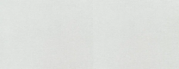 White canvas texture background banner. Clean fabric wallpaper