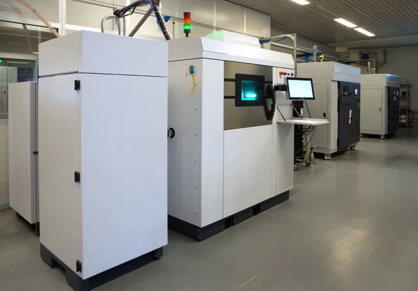 Kovový Tiskárny Přímé Kovové Laserové Spékání Dml Aditivní Výrobní Technika — Stock fotografie