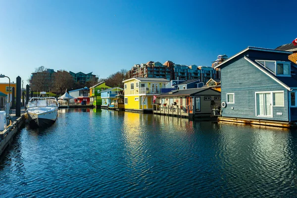 Casa Flutuante Village Houseboats Fisherman Wharf — Fotografia de Stock
