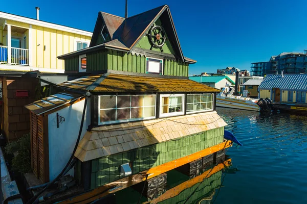 Victoria Kanada Şubat 2019 Victoria Inner Harbour Fisherman Wharf Bir — Stok fotoğraf