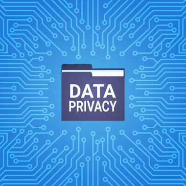 veri gizliliği devre kartı arka plan koruma kişisel veri depolama genel veri koruma yönetmeliği Gdpr kavramının