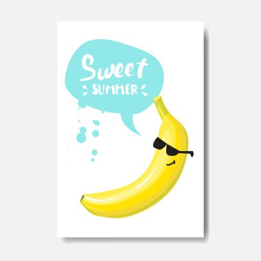 tatlı yaz rozet izole tipografik tasarım etiketi. Logo, şablonlar, davet için yazı, tebrik kartı, baskılar ve posterler sezon tatil.