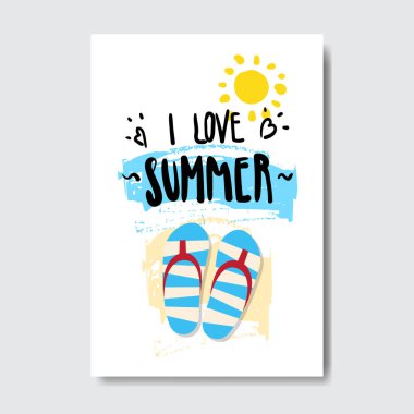 Sunny beach rozet izole tipografik tasarım etiketi. Logo, şablonlar, davet için yazı, tebrik kartı, baskılar ve posterler sezon tatil.