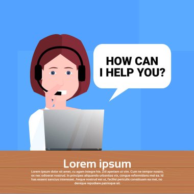 çağrı merkezi kulaklık aracı kadın kabarcık istemci desteği online işleç, müşteri ve teknik servisi simgesini, sohbet kavramı, kopya alanı düz tasarım