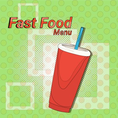 buz cola sokak festivali, koleksiyon kavramı yemek fast food menü Dikişsiz desen arka plan