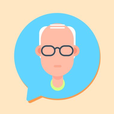 CallCenter adam destek operatör, müşteri ve teknik servisi simgesini, sohbet kavramı, düz tasarım