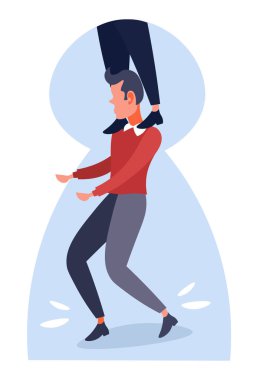 bir omuz meslektaşım ekip çalışması kavramı anahtar deliği arka plan üzerinde düz dikey tutan işadamı