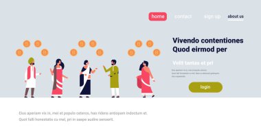 Hint iş adamları Bitcoin kripto para birimi konsept çalışması başarılı strateji ilişki sıklığı yatay düz kopya alanı madencilik