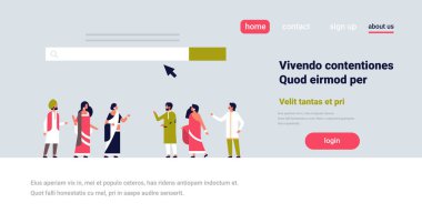 Hint insanlar toplantı online internet web kavramı Web sitesi Www çubuk grafik düz yatay kopya alanı tarama arama