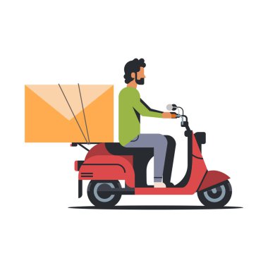 Zarf e-posta iletisi kağıt mektup iletişim kavramı ile sürme işadamı düz izole