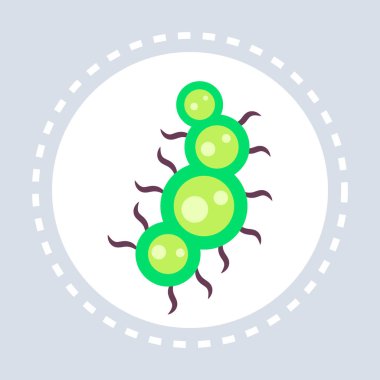 bakteri ve mikrop virüs bakterilerin mikroplar düz