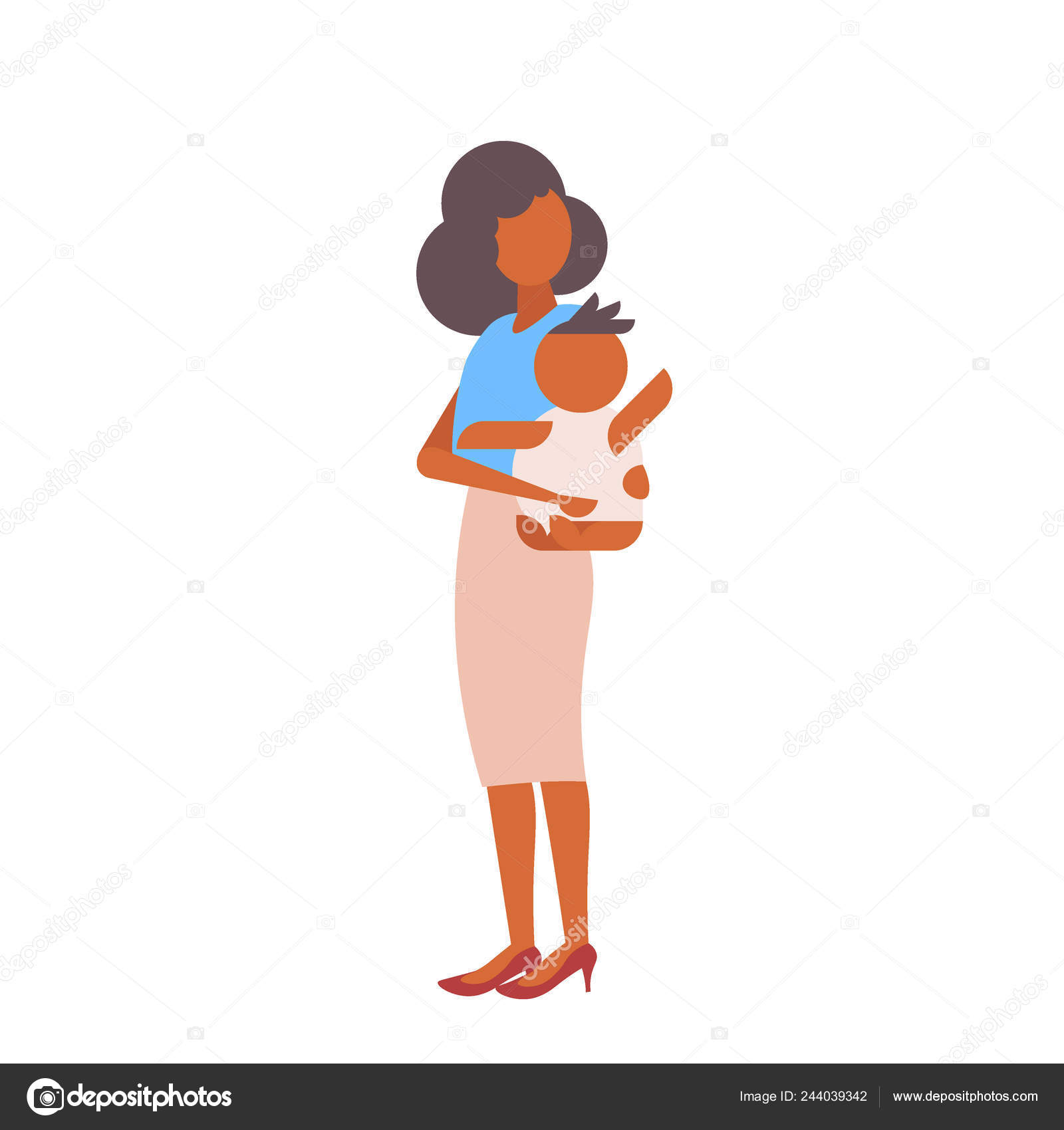 Amar A Mãe Segurando Sua Maternidade Família Feliz Jovem Do - 
