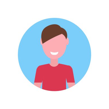 mutlu beyaz çocuk yüz avatar küçük çocuk erkek çizgi film karakter portre düz beyaz arka plan