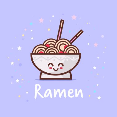asian Asya geleneksel gülümseyen karakter karikatür kase kavramı mutlu sevimli stil yemek yiyecek yüz noodle