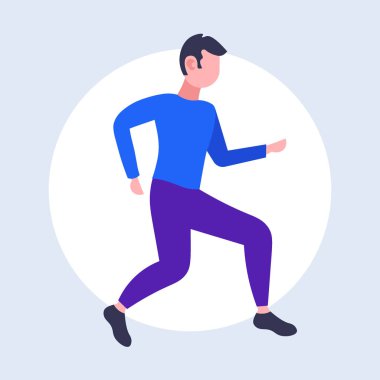 adam dansçı erkek eğlence genç illüstrasyon karakter karikatür çocuk stil vektör