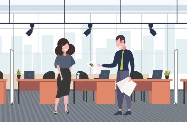 iş görüşmesi sırasında iş adamı dinleme kadın işveren analiz İk yöneticisi özgeçmiş işe alma boş aday kavramı modern ofis iç düz tam uzunlukta yatay