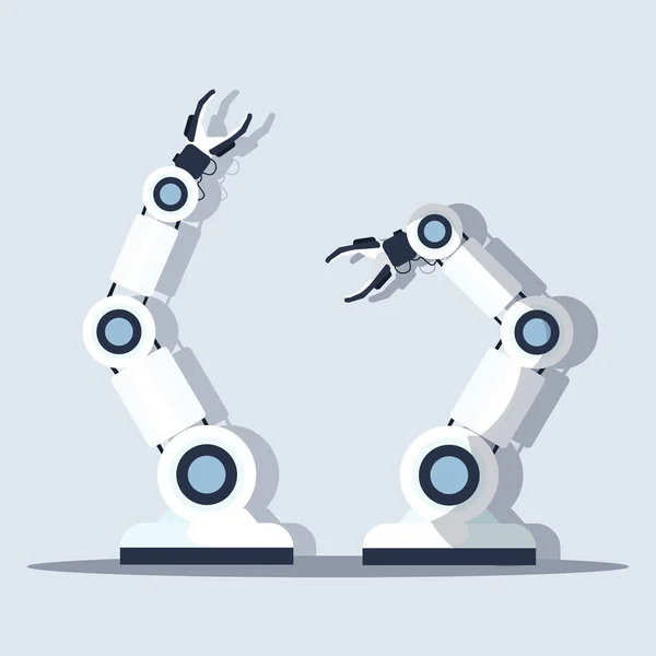 スマートハンディシェフロボットキッチンアシスタントコンセプト現代のオートメーションロボットイノベーション技術人工知能フラット — ストックベクタ