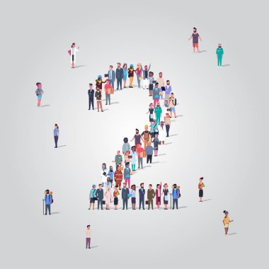 ayakta birlikte iki farklı grup iş işgal kalabalık kavramı topluluk kişi toplama dizi şekil