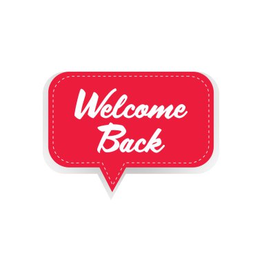 Tekrar hoş geldiniz. Coronavirus karantinası reklam kampanyası konseptiyle ilgili.