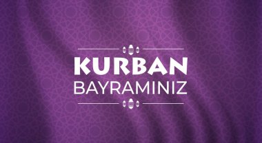 eid-al-adha mubarak muslim holiday banner kurban bayraminiz poster greeting card clipart