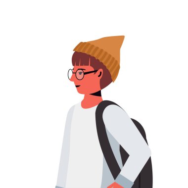 Moda kıyafetleri içindeki küçük kız çizgi film karakteri sevimli çocuk portresi izole edilmiş.