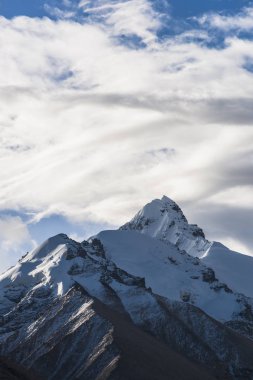 dağ sırtı, manzara tibet Çin.