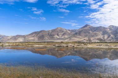 tibet Çin temiz manzara.
