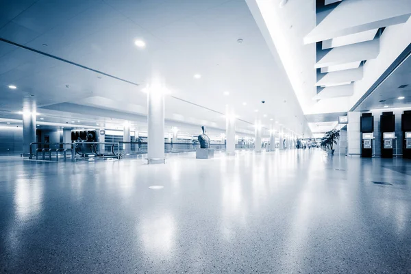 Moderne Architectuur Van Shanghai Luchthaven Loopbrug Dak Met Niemand Scène — Stockfoto