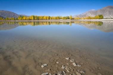 Çin, Tibet manzara.