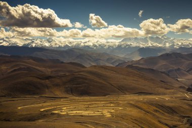 Çin, Tibet manzara.