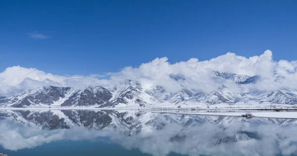 Saubere Landschaft Tibet China — Stockfoto
